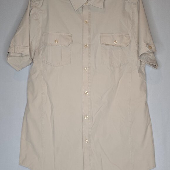 Nick Danger Button Down Polo in Cream, Men's M Style NDBS-42024-SS - Picture 2 of 4